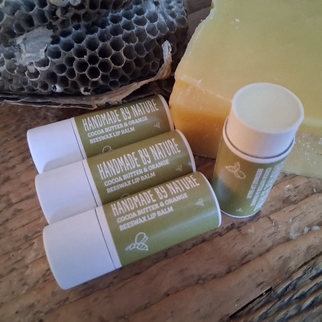'The best lip balm ever!'
.
.
.
Handmade, plastic free, natural - lip balms.
.
.
.
Made with Northumberland beeswax, so often a waste product. Try them.
(FYI- That's a wasps nest for the geeks🤓 Beautiful ay? - They're important pollinators too)
#localbeeswax
#lipbalm
#plasticfree