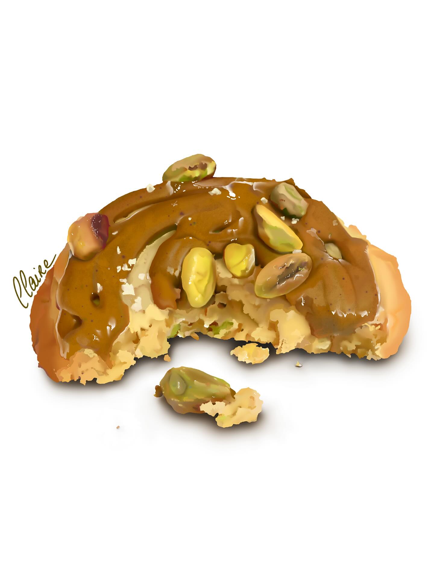 Recette illustrée de mes cookies à la pistache 💫 avec les pistaches grillées de @bedouin_provence
Croustillants sur les bords, fondants à cœur, et cette touche de pistache qui change tout… avec le praliné à la pistache et la fleur de sel 💚
Parce que oui, les cookies aussi savent être élégants. 😉🍪
Illustration réalisée en 2h sur @procreate 💫
~
#patisserie #cookie #cookies #pistache #cookiepistache #pastry #photographie #foodlover