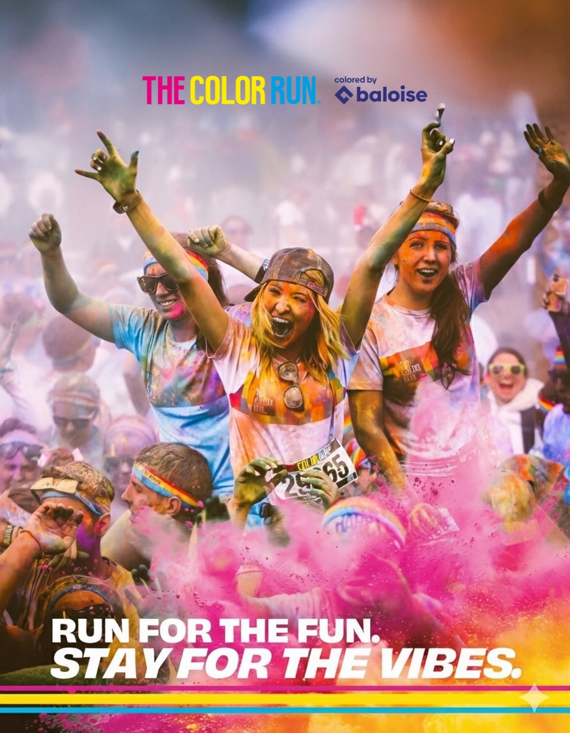 STARTER KITS PICK-UP
You can pick up your starter kit including your white Color Run T-shirt, a buff, your race number and a voucher for color on Friday or Saturday before the race.
You will receive your starter kit upon presentation of your ticket (= your e-mail confirmation with personalized QR code).
WHERE & WHEN
📍 Cloche d’Or Shopping Centre
🗓️ Friday, 12 September 2025 +
Saturday, 13 September 2025
12:00 to 7:00 p.m.
No starter kits will be handed out at the event venue on the day of the event!
Of course, you can also pick up the starter packs for your friends and team members.
All you need is the printed ticket (= the e-mail confirmation) of your friend and/or team member. Each ticket has an individual QR code. This is only valid once and ensures that only one starter pack is issued for this ticket.