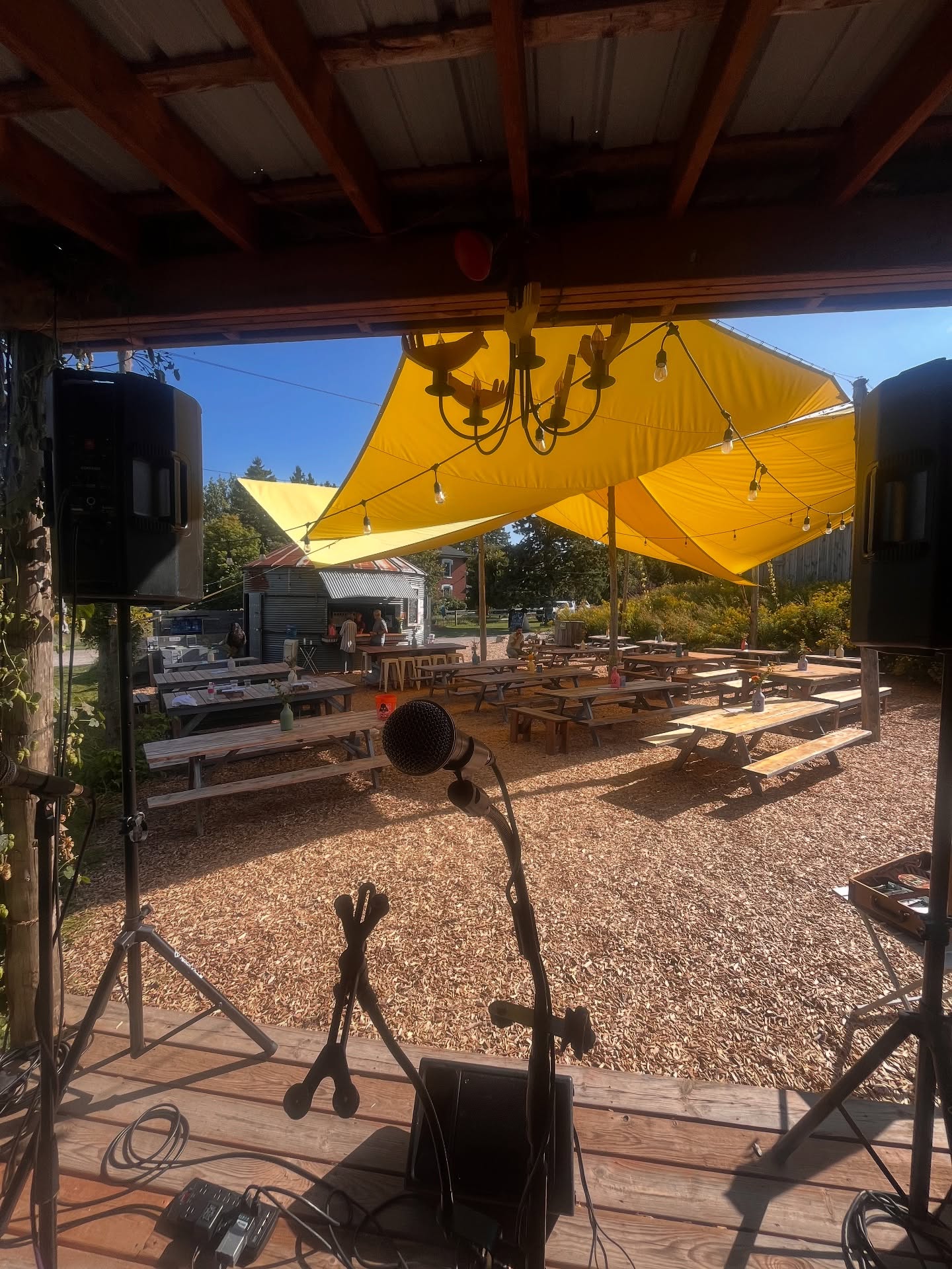 View from the office today! Come on out and enjoy this beautiful day with some tunes and brews at @goodlot.beer