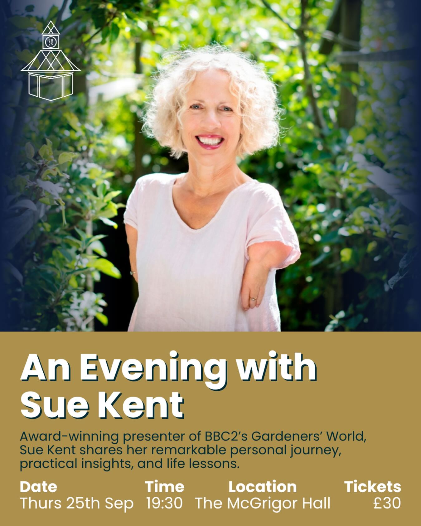 🌟 The Big Top may be down after a spectacular run of Guys & Dolls… but we’ve got one final treat to close the season!
✨ An Evening with Sue Kent ✨
📅 Thursday 25 Sept
📍 McGrigor Hall | 7.30pm
You’ll know Sue from BBC’s Gardeners’ World 🌿 where she’s inspired thousands with her inventive and practical gardening tips. In this special evening, Sue shares her story — from her journey to the BBC to making gardening accessible for all 🌸 Expect laughter, insight, and her trademark positivity.
🎟️ Tickets £30 – available now!
📞 Call 07946 480071 or visit the Box Office link in bio.
💛 Don’t miss this heart-warming finale to our summer season.
#FrintonSummerTheatre #SueKent #GardenersWorld #FrintonOnSea
