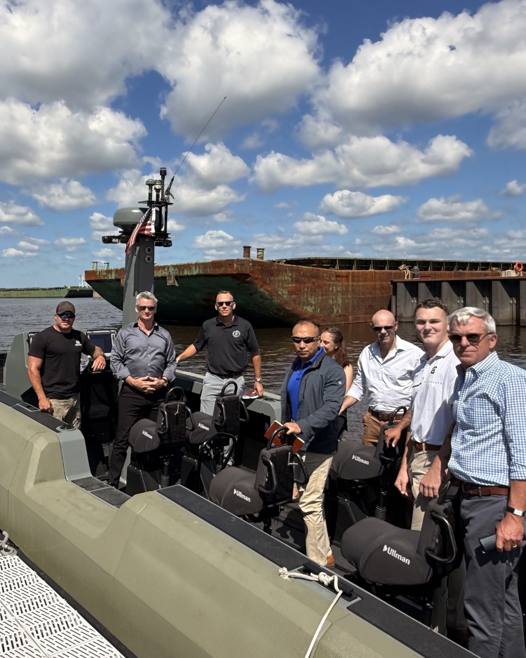 A great week at our US headquarters in Edenton, North Carolina! 🇺🇸⚓️
The Whiskey Project Group (TWPG) was honoured to host Lieutenant General Eric Austin, the Commanding General of the Marine Corps Combat Development Command and Deputy Commandant for Combat Development & Integration. Their visit underscores the importance of industry and Marine Corps collaboration as we work to deliver next-generation maritime capability.
With five Whiskey Bravo craft recently delivered to the USMC, TWPG is committed to advancing the US National Defense Industrial Strategy and providing the speed and adaptability needed for tomorrow’s challenges.
#USMC #MarineCorps #Innovation #DefenseIndustry #Maritime #TWPG #EdentonNC