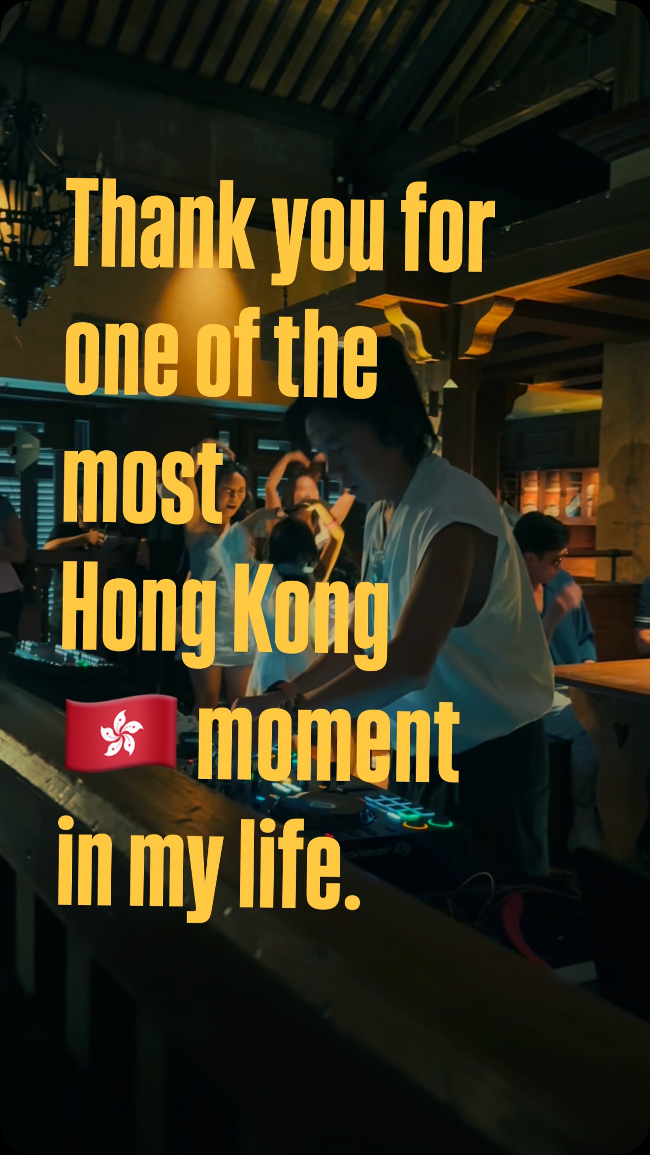 Thank you for a memorable day, the laughters, joy, dancing, and cheers will be forever cherished. Biggest gratitude to the canto disco organizer @cantomania_official (DJ @fabsabshk & @funn_steffunn), 100% visuals by @joshuawolper, our delicious sponsors @drinkneontiger & @only.beverages and incredible F&B hosts @labeathongkong & @spiritu_hk 🇭🇰