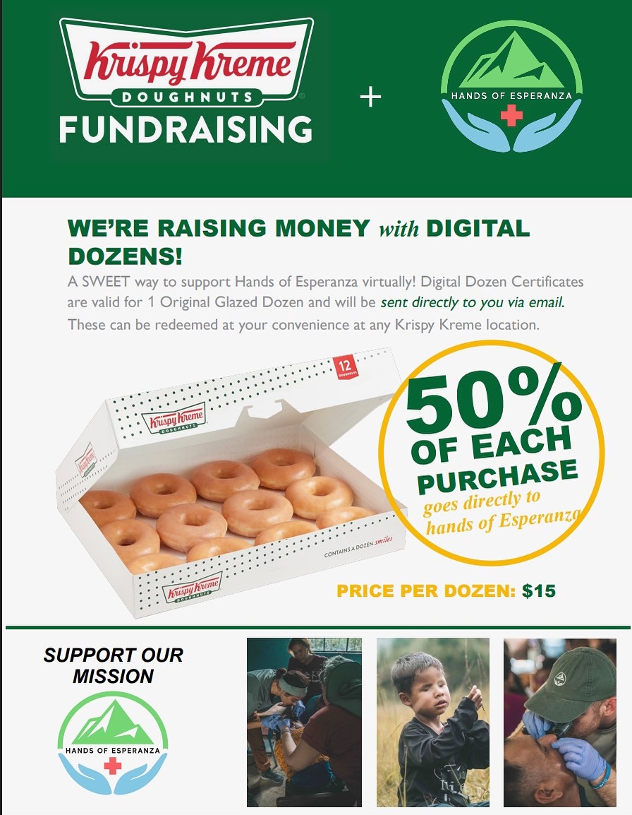 Hey everyone, the digital dozen fundraiser is still live! Treat yourself and/or your loved ones to some @krispykreme donuts. The money raised goes towards helping us reach our $50,000 goal for the surgical center in Guatemala. Digital dozen link is in our bio!
#perhapsyouneedalittleguatemala🇬🇹 #501c3 #physicianassociate #physicianassistant #nccpa