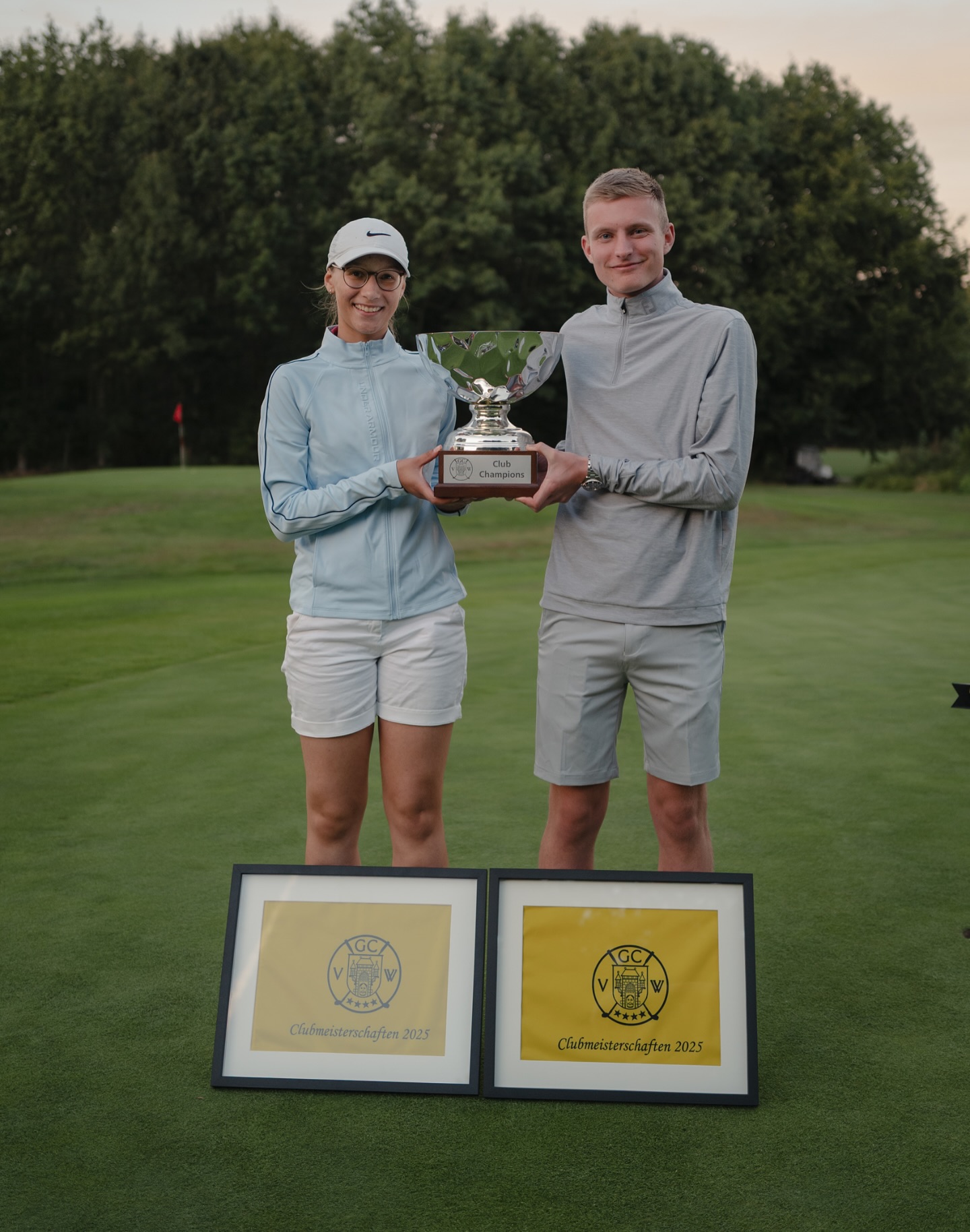 Unsere Clubmeister 2025, Esther Edou-Ondjii und Mats Müller. Glückwunsch! #golf #clubmeister #golfdeutschland