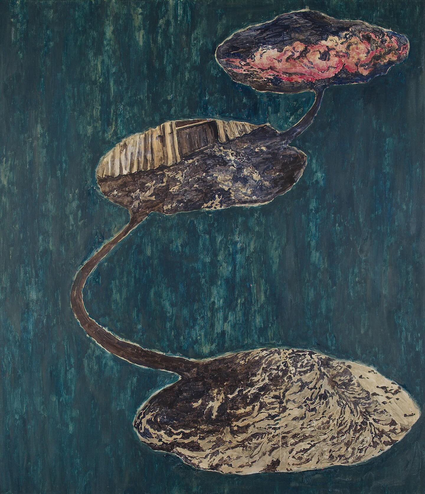 Metamorphosen
Tempera grassa op linnen
150 x 130 cm