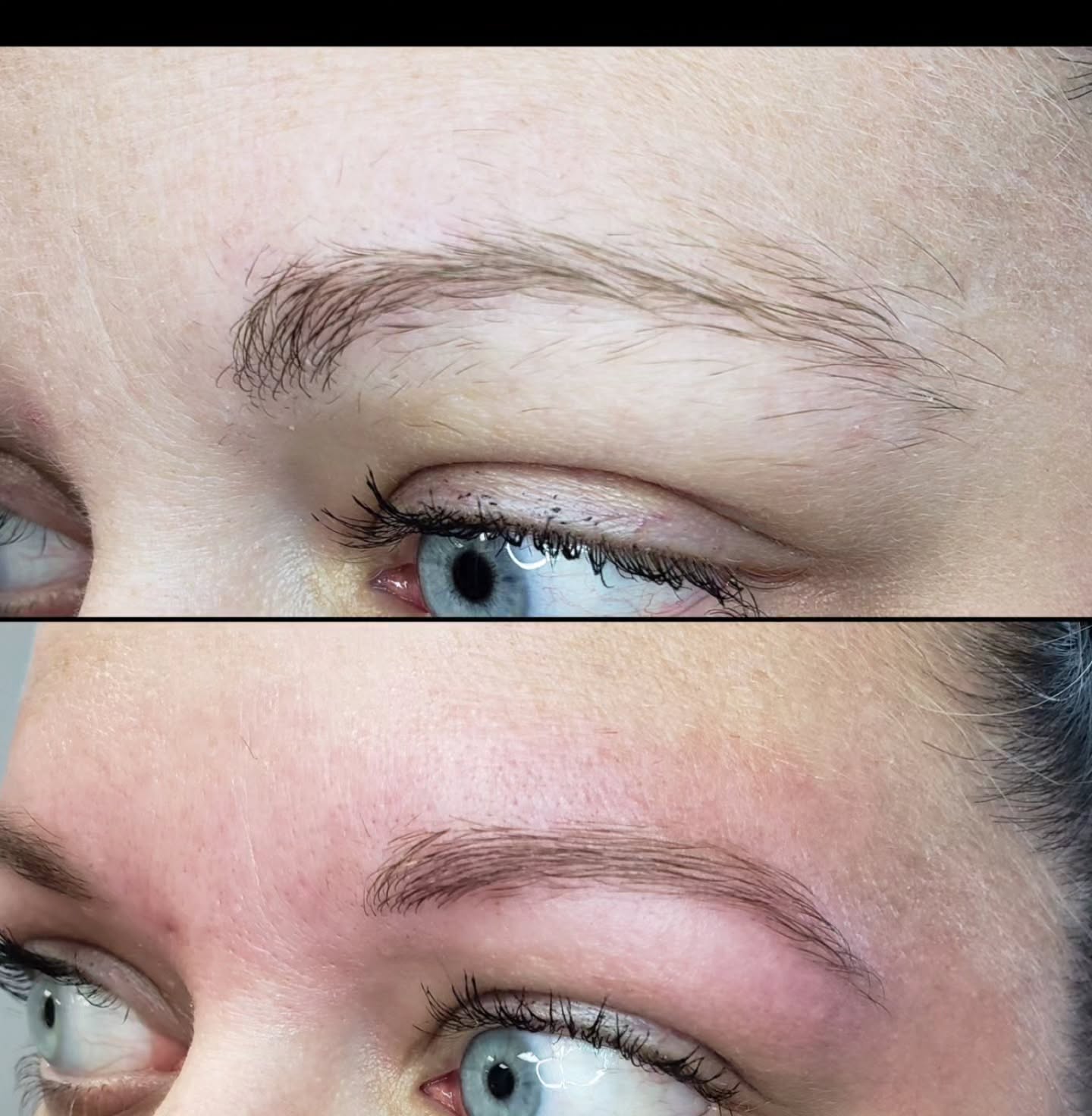 This is where I need you to hold my hand and trust the process 👭 little hairs matter in brow rehab! Tinting hairs big and small really helps fill in the gaps while we wait for other areas to catch up in growth. Put the tweezers down, walk away.
#hiramgeorgia @paintedrootshairsalon @oldetownhiram #browwaxinghiram
