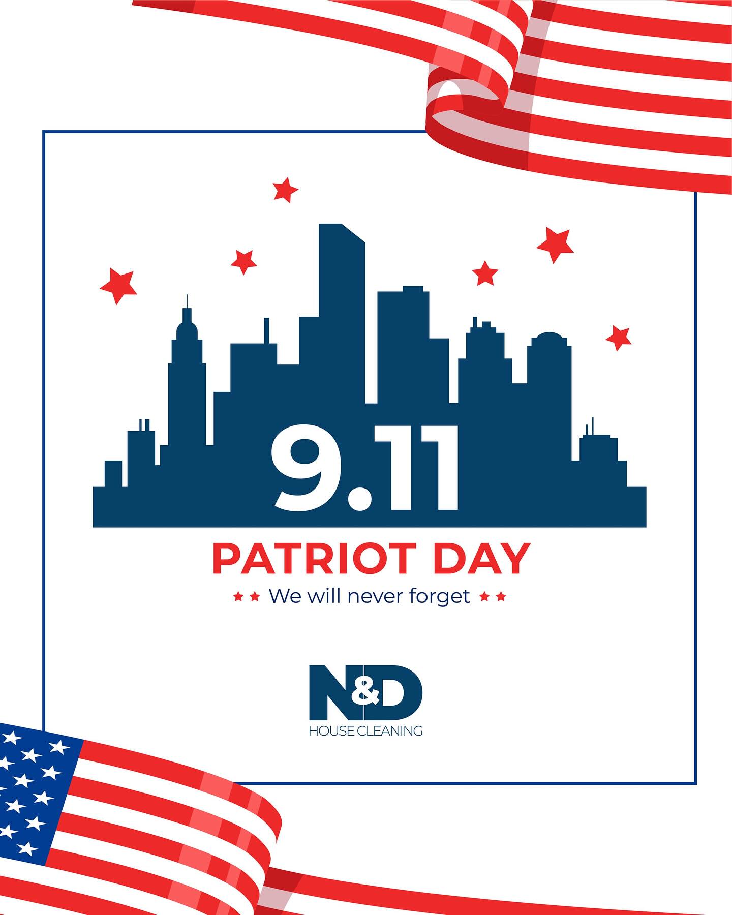 We remember, with honor and love to all those lost lives and souls. We take a minute for them today… 🇺🇸