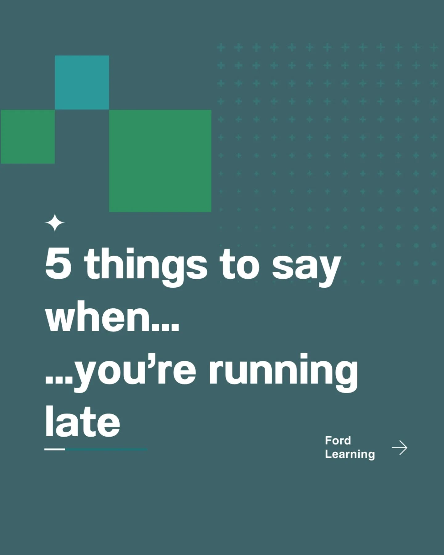 💥 New week, new post in our series:
5 Things to Say When...💥
This time, we're focusing on what to say when you're running late.⏰️
Because it happens to all of us!
With these short, natural phrases, you can remain polite, positive, and professional, even when the clock isn't on your side.⌛️
✅️ Clear and easy to use
✅️ Friendly and respectful
✅️ Perfect for work and everyday life
Remember: it's not about being late, it's about showing you value the other person's time.
Which phrase will you use next time you're running late?
#fordlearning #5thingstosay #learnenglish #speakenglish #englishvocabulary #studyenglish #englishforlife