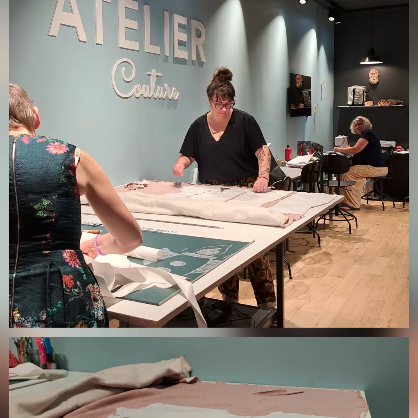 Nouvelle rentrée cette semaine pour mes clientes fidèles chez @selftissus_dinan
Elles ont choisi un forfait cours à la journée entière pour se faire plaisir et obtenir à la fin de la journée, un résultat encourageant pour poursuivre leur projet. 😃
Reste quelques places pour d'autres dates atelier libre, contactez moi au 06 33 82 51 91 ou cathycoudrzen@gmail.com
#couture
#plaisir #patience #patronage #passion #surjeteuse