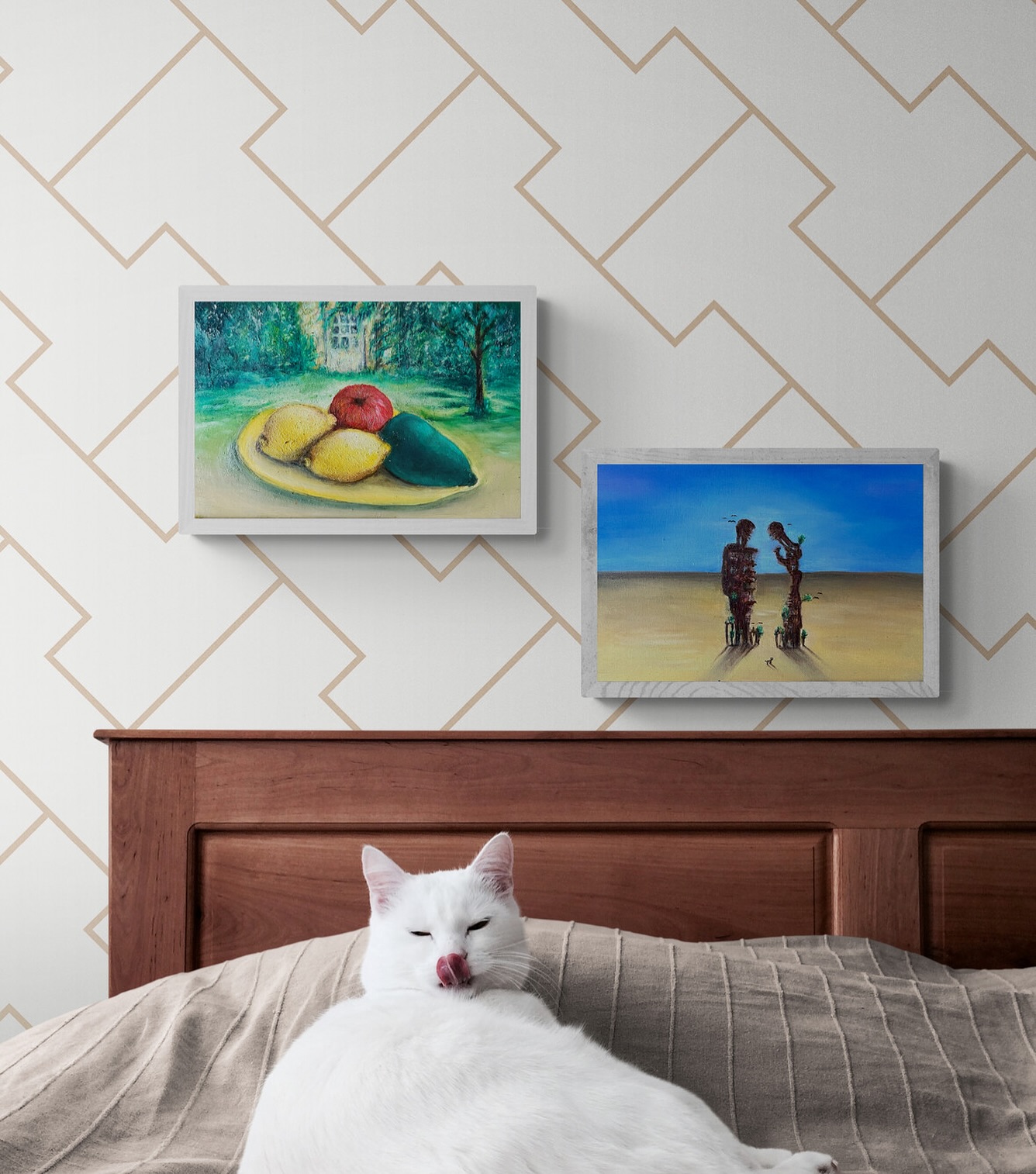 Two new pieces ready, happy autumn! 🍂
These new works are both around 20 x 30 cm, but very different from each other.
One is a still life where I experimented with texture, you can see it a bit on the lemons and avocados, even if it doesn’t fully come through in the photo.
The other is very personal to me. I’ve always admired Dalí’s Millete’s Angel, and this is my own humble take, which I’m calling Dali’s Angel
#oilpaint #dali #miletsangel #stilllife