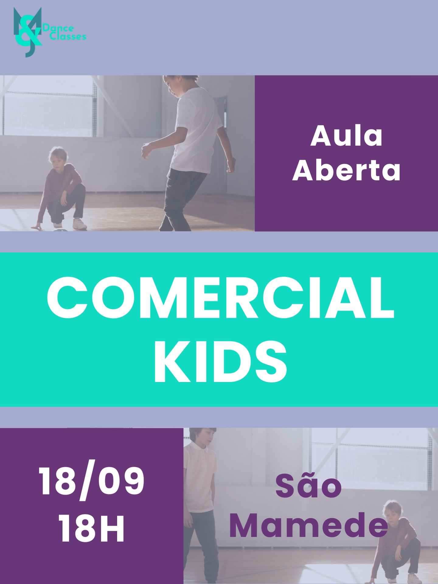 🌟 Aula Experimental Comercial Kids 🌟
Diversão, ritmo e muita energia para os mais pequenos! 💃🕺
Reserva já a tua vaga e vem dançar connosco! 🎶✨
#ComercialKids #DançaParaCrianças #VemDançar #aulasdedanca #AulaExperimental