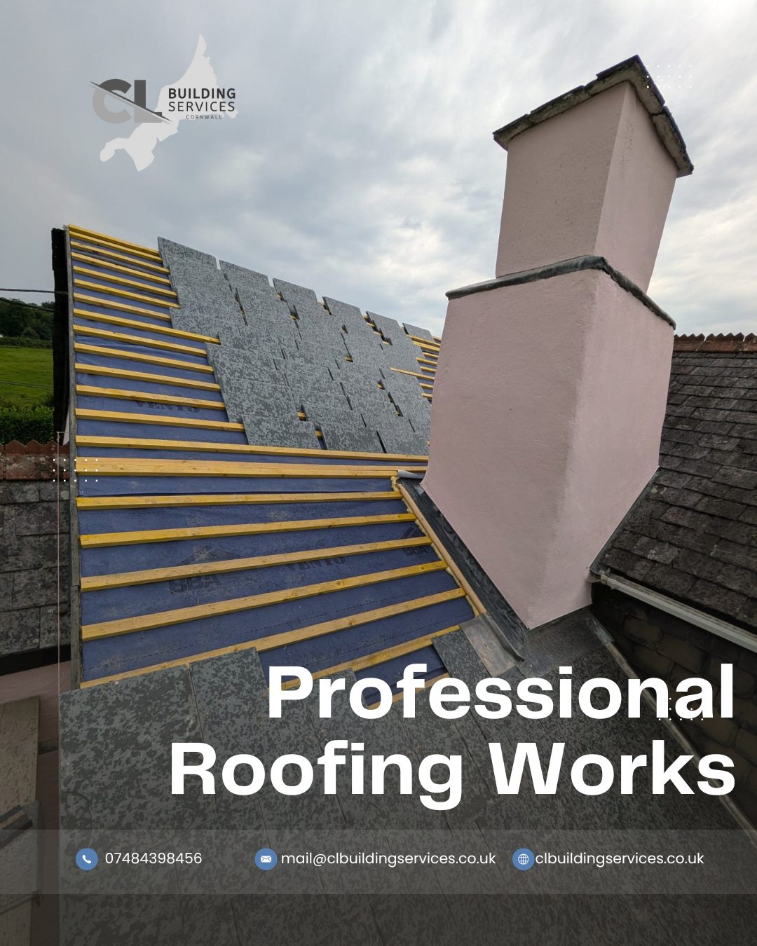 If you need your tiles fixed, your felt repaired or your entire coverage replaced then get in contact today!
#renovation #builder #construction #building #cornwall #kernow #uk #instagood #callington #smallbusiness #business #launceston #truro #newquay #bodmin #liskeard #saltash #penzance #falmouth #padstow #devon #southwest