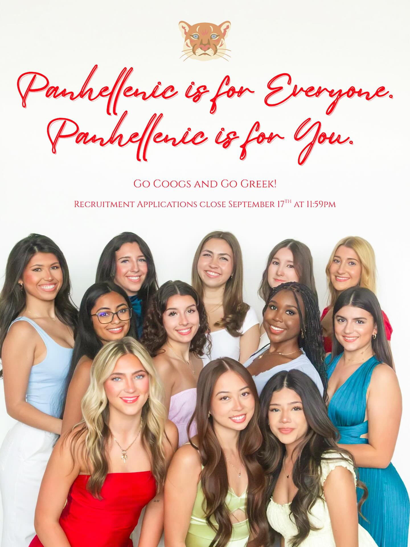 Greetings from UH Panhellenic! 💌 There is officially less than a week to register for formal recruitment this semester! We are so excited for a great semester and even more excited to have you all apart of it!
Our website is full of important information, such as frequently asked questions, what is recruitment, individual chapter information, and more!
If you still have any last minute questions, please reach out via DM, or message our Recruitment Team @haley.rw @teddieannn @elliemc._
We can’t wait to meet you 💖