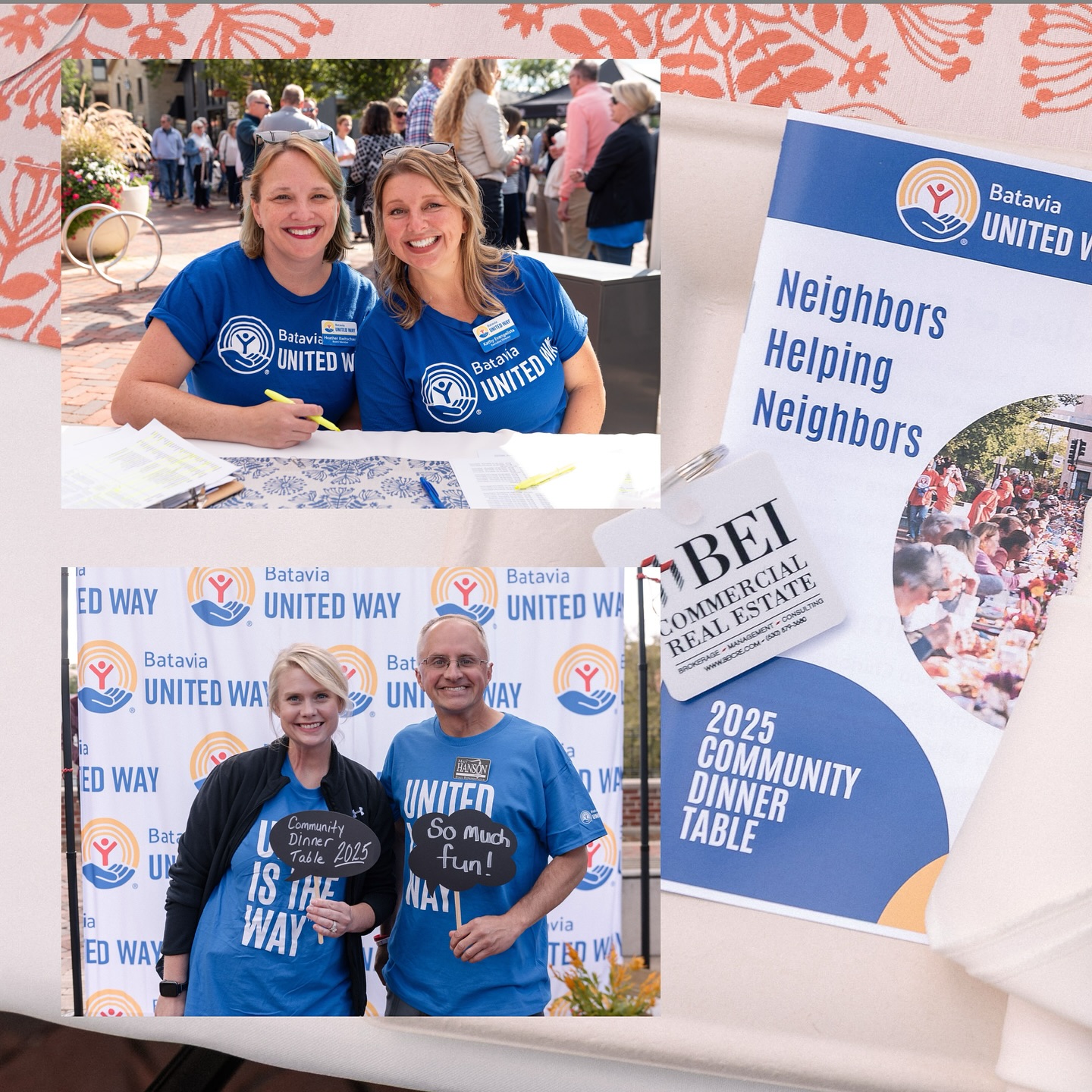 Good people, good vibes, amazing cause. The @bataviaunitedway annual Community Dinner Table brings everyone together once again. #thisisbatavia #shootwithkatie #bataviail #communitylove #eventswithheart