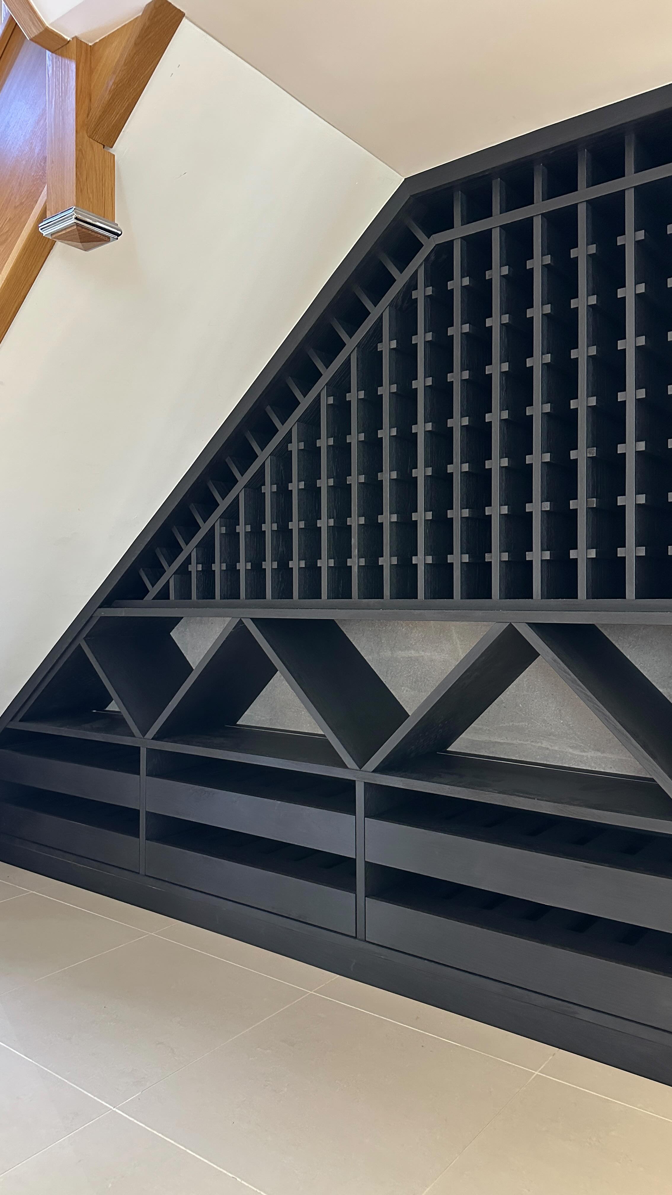 Part 1.
Take a behind the scenes look at how we crafted this bespoke under stairs wine unit, finished in beautifully stained black oak
#wine #bespoke #decor #interiordesign