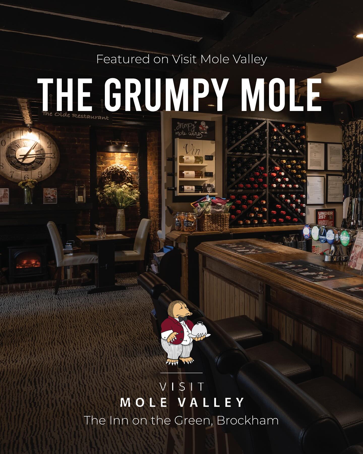 We’re super excited to share a lovely feature on @visitmolevalley 🤩
It’s always great to hear such good things about the Moles. Thank you for your kind words, Visit Mole Valley, and Thank You to all of our wonderful team who make it all possible 🌞
Go read the rest of their blog here: visitmolevalley.co.uk/the-grumpy-mole/ #visitmolevalley #grumpymole #brockham #feature