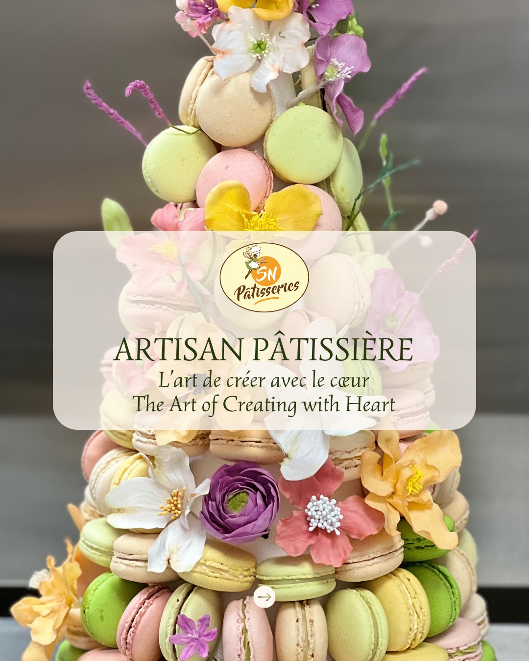 Merci à tous et toutes pour votre confiance.
Chaque gâteau, chaque sourire me rappelle pourquoi j’aime tant mon métier. 💛
Thank you to all of you for your trust.
Every cake, every smile reminds me why I love what I do. 💛
#ArtisanPatissier 🍰 #GâteauDeMariage 💍 #PatisserieArtisanale 🥐 #FaitAvecAmour ❤️ #WeddingCake 💕 #CréationUnique 🌸 #SweetMoments 💛 #MadeWithLove ✨ #CakeDesign 🎂 #PassionPatisserie 🍬 #SNpatisseries ✨ #Jonzac 🌿 #SudOuestFrance 💖 #LoveAndCake 💕 #MomentMagique 💐