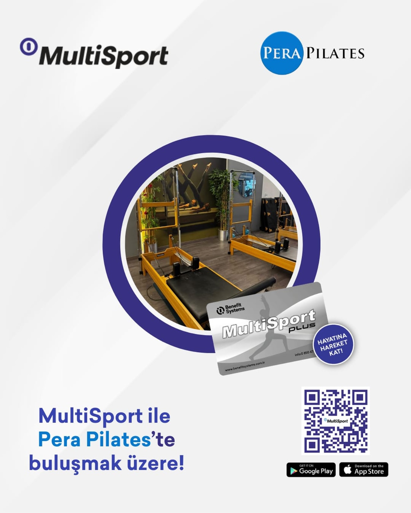Multi sport iş birliği artık Pera Pilateste🌸