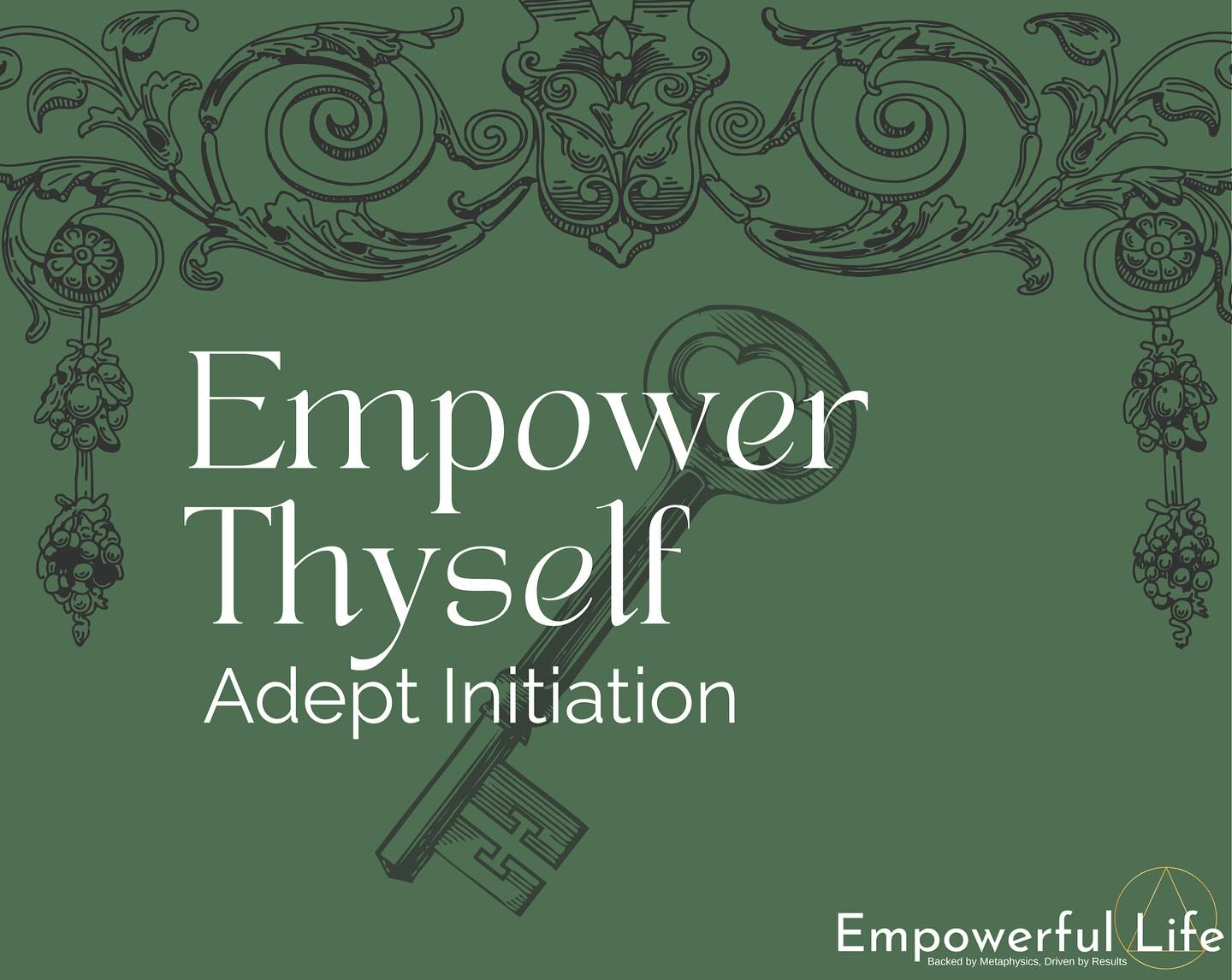 🪽Your Empowerment Awaits🪽
We all have modern struggles 👉🏼 but not all of us have Empower Thyself solutions
This two-day training and adept initiation bridges ancient wisdom with practical application in order to meet the challenges of today.
🛠️Receive the tools you’ve been missing.
🤴🏻Receive the results you’ve been asking for.👸🏼
It’s time to say yes to your higher self and receive what you need to make the impact in the world that your heart desires.
📍October 18-19 in Phoenix AZ
📍October 25-26 in Ogden UT
Tags
Empowerment, spiritual training, healing, tools to grow, modern mystery school, empower thyself, know thyself, ancient wisdom, mystery school, rituals, life activation, dna activation, Arizona, Utah,