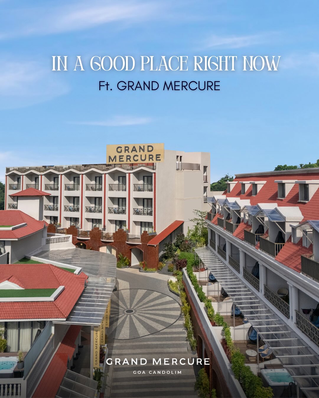 In a good place, right now and always.✨
From luxury stays to crafted cocktails, poolside escapes, rejuvenating spa therapies, and a fitness space to keep you moving,every experience at Grand Mercure Goa is designed to keep you at your best.
📍 Your getaway, your good place.
.
.
.
#GrandMercureGoa #inagoodplacerightnow #goagetaway #LuxuryResort #spadays #wellnessretreats #GoaDiaries #LuxuryLifestyle #ResortLife #TravelIndia #VacationGoals
.
.
.
(Goa holidays, Best resorts in Goa, Staycation, Candolim, North Goa, South Goa)