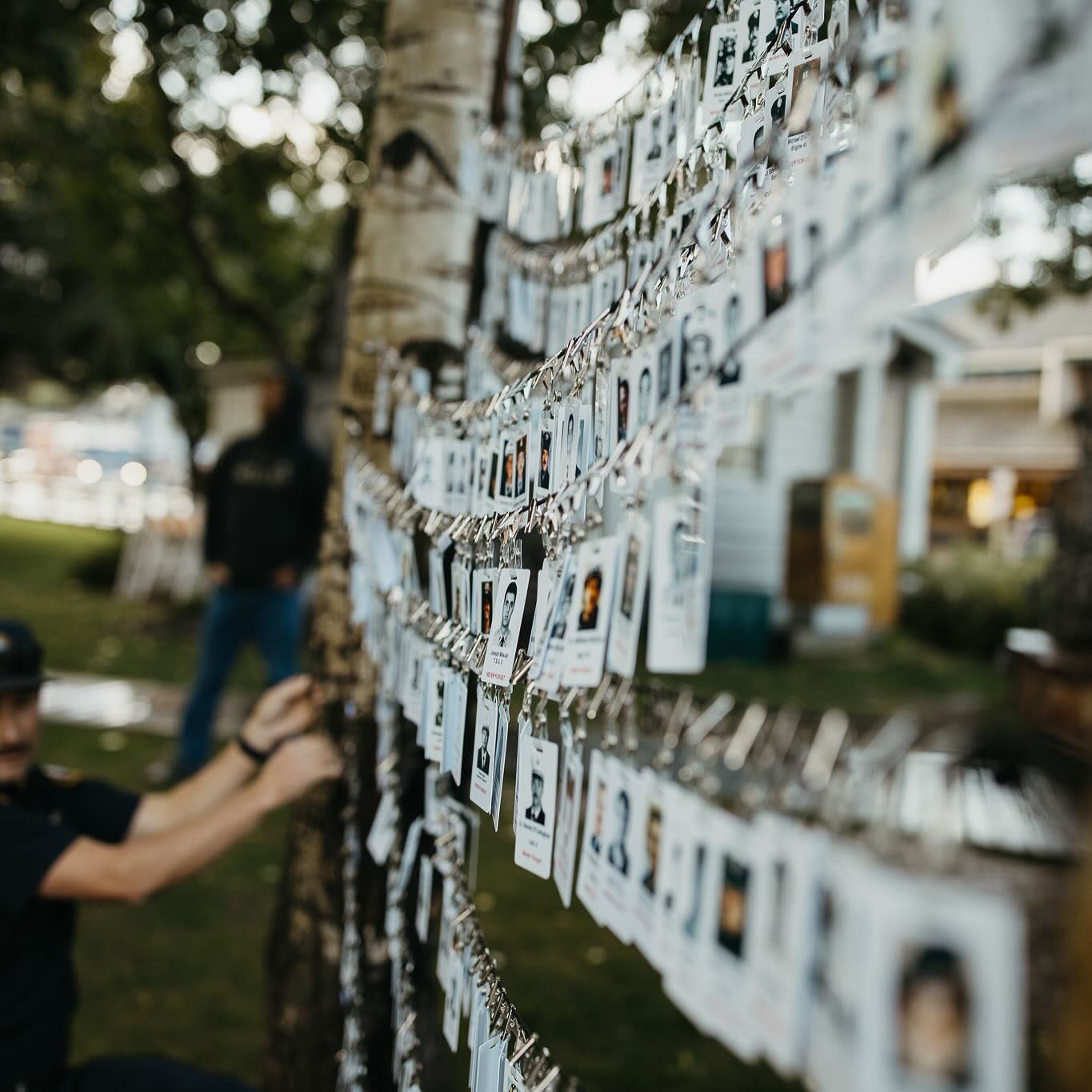 Today we remember the 343 firefighters, 23 police officers, and 37 Port Authority officers who lost their lives on 9/11. We honor their sacrifice, courage, and the resilience of all who served. Never forget. ❤️🇺🇸
Thank you to those who attended the 9/11 Morning Memorial.
All are invited to honor the lives of the fallen this afternoon at the Hill Climb at 3:43pm where we will hike Snow King in remembrance of the 110 floors of the Twin Towers. Make the climb any time until 7pm while you carry with you the badge of a fallen first responder from that day.
#jacksonhole #firstresponders #jhfireems #jhfireemsfoundation #tetoncounty #911memorial #rememberance #honorthefallen