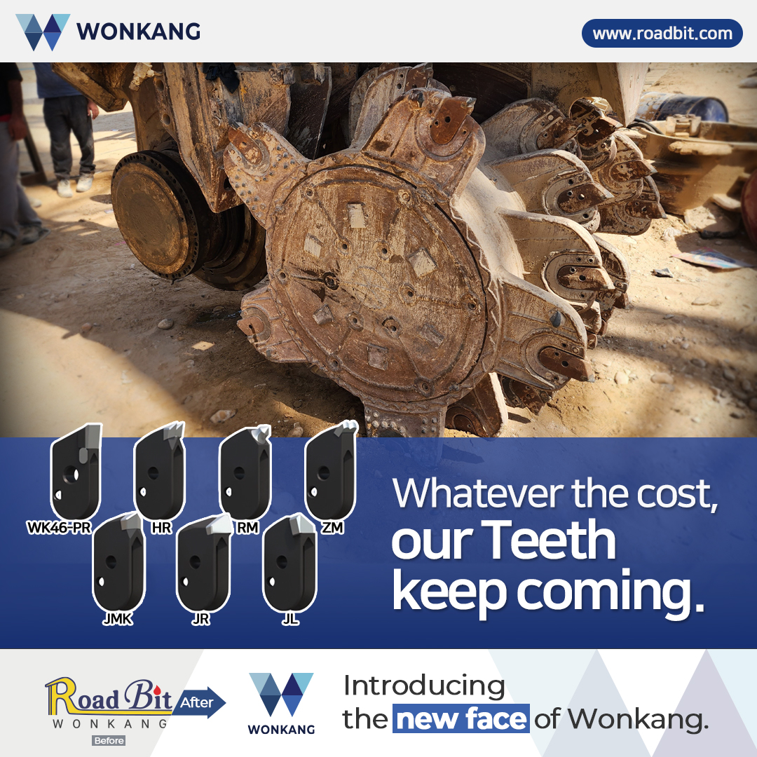 Whatever the cost, our Teeth keep coming.
www.roadbit.com
#Diaphragmwall #Slurrywall #trenchcutter #BC30 #BC32 #BC35 #BC40 #cutterteeth #gearbox #mudpump #korea #wonkang #roadbit #cuttingwheel #BCF10 #BCF9 #spareparts #Mechanicalseals #Damper #Gearing #Complete #Assembly #roadheader #pick #tunneling #1500mm #bearing