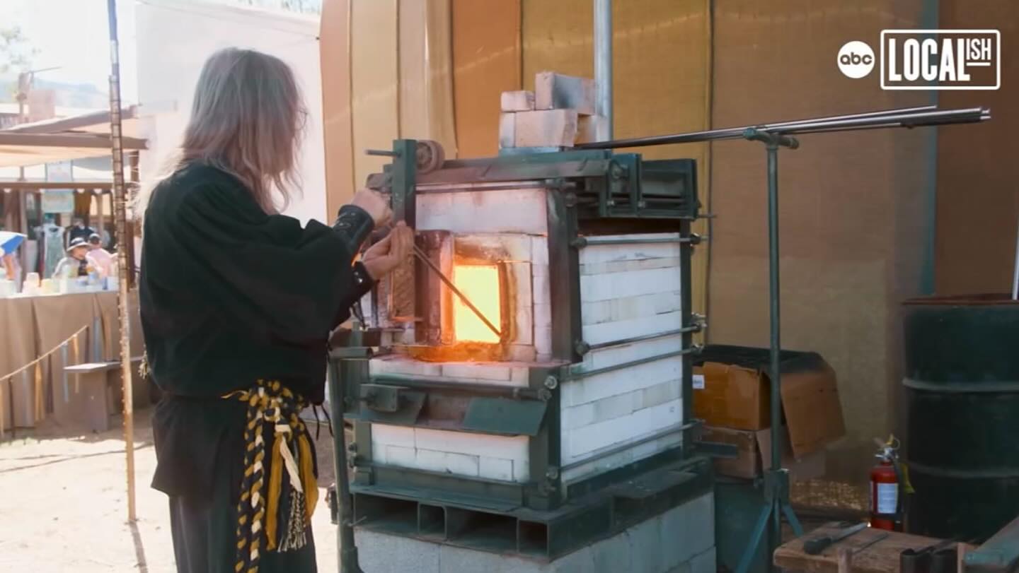 I am so happy to share that I will be back at the Northern California Renaissance Faire this season.
I will also be demonstrating glassblowing on stage, so if you have ever wanted to see the process up close this is your chance. 🔥
The faire is always such a magical event full of creativity, artistry, and fun. I would love to see familiar faces and meet new ones there. Come on out and join the festivities!
September 13th-October 19th
Weekends 10am-6pm
https://norcalrenfaire.comQ