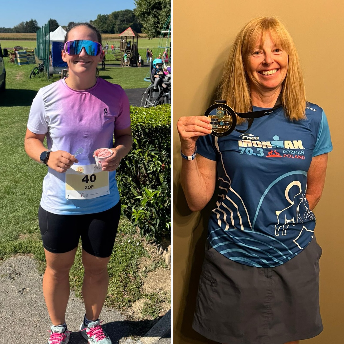 It’s #medalmonday and massive congratulations go towards these two awesome ladies 👏
In Switzerland, at the LussyRun, Zoe smashed another personal best finishing a whopping 7.5 minutes quicker that previously 🏃♀️💨
In Poland, at Ironman Poznan 70.3, Lynne made her return to half distance racing and secured a very impressive 5th place in Age Group 🏊♀️ 🚴♀️🏃♀️
#personalbest #4performanceuk #triathlon #swimbikerun #swim #bike #run #coaching #achieveyourgoals #multisport
Team: @jon_warren_tri @sunshine_nutrition_ @aspiresportpsych_pt @kp_trail_adventures
Partners: @youngagain_cycles @otesportsgb @nrgchains @rideparcours @zone3official @bikeboxalan @completephysio @nopinz @thealtitutecentre @evolve.aero