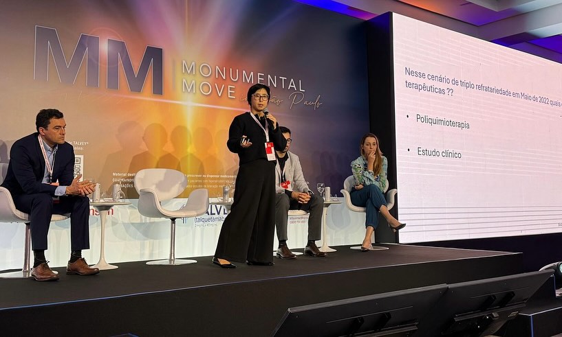 Nossa onco-hematologista, Dra. Fabiana Higashi, participou no último dia 30 de agosto em São Paulo do Monumental Move, evento que debateu sobre novas terapias no mieloma múltiplo. A Dr. Fabiana compartilhou a experiência da Clínica São Germano no uso do anticorpo bi-específico talquetamabe.
#mielomamúltiplo #oncohematologia