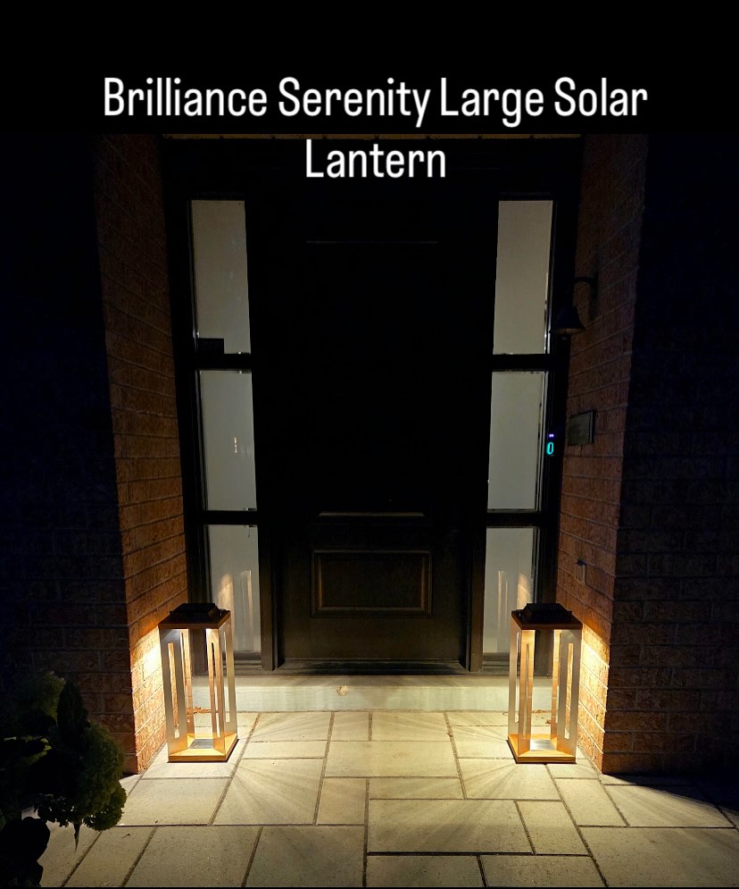 ✨ Serenity Meets Style ✨
Welcome your guests with the warm, inviting glow of the Brilliance Serenity Large Solar Lantern. Perfectly placed to frame your entryway or line your steps, these lanterns add a touch of elegance while guiding the way home — all powered by the sun. 🌞.
Brilliance Solar Lanterns are weatherproof, 500 lumens. Demensions 24”x 8.5”x 8.5”.
Visit us at www.outdoorlightingcanada.com
#outdoorlightcanada #solarlighting #landscapelighting