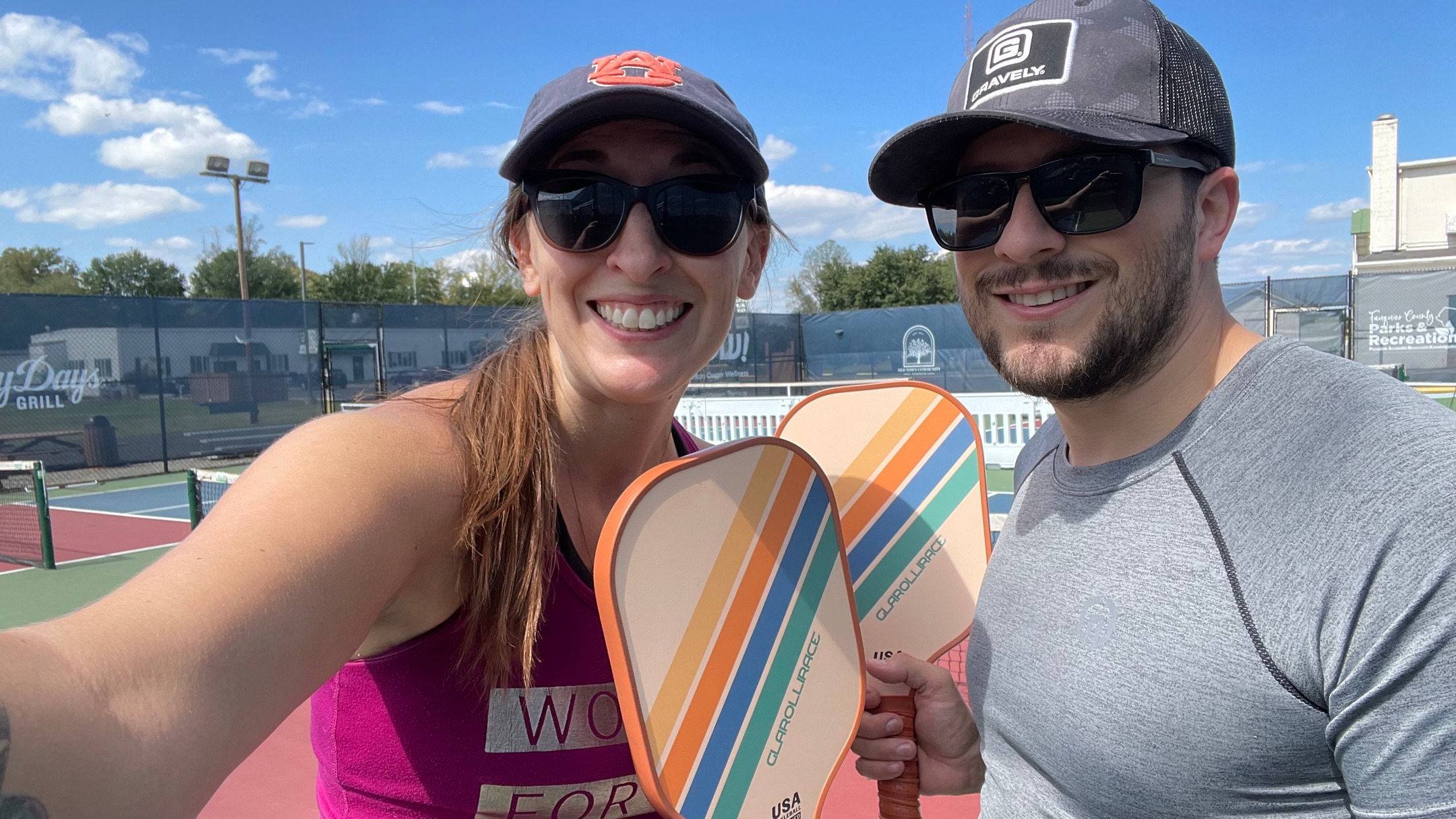 My clients always hear me talking about joyful movement.
The best ways to know if your movement is joyful:
-you look forward to it
-you don't stare at a clock/timer waiting for it to be over
-it makes you happy and maybe you're smiling and being goofy while playing
-you would do it regardless of whether it impacted your weight or food choices
-no one has to force you to do it
-you don't feel guilty if you don't do it
For me, my perfect combination is being with friends & my husband, being outside, and having some friendly competition. ā