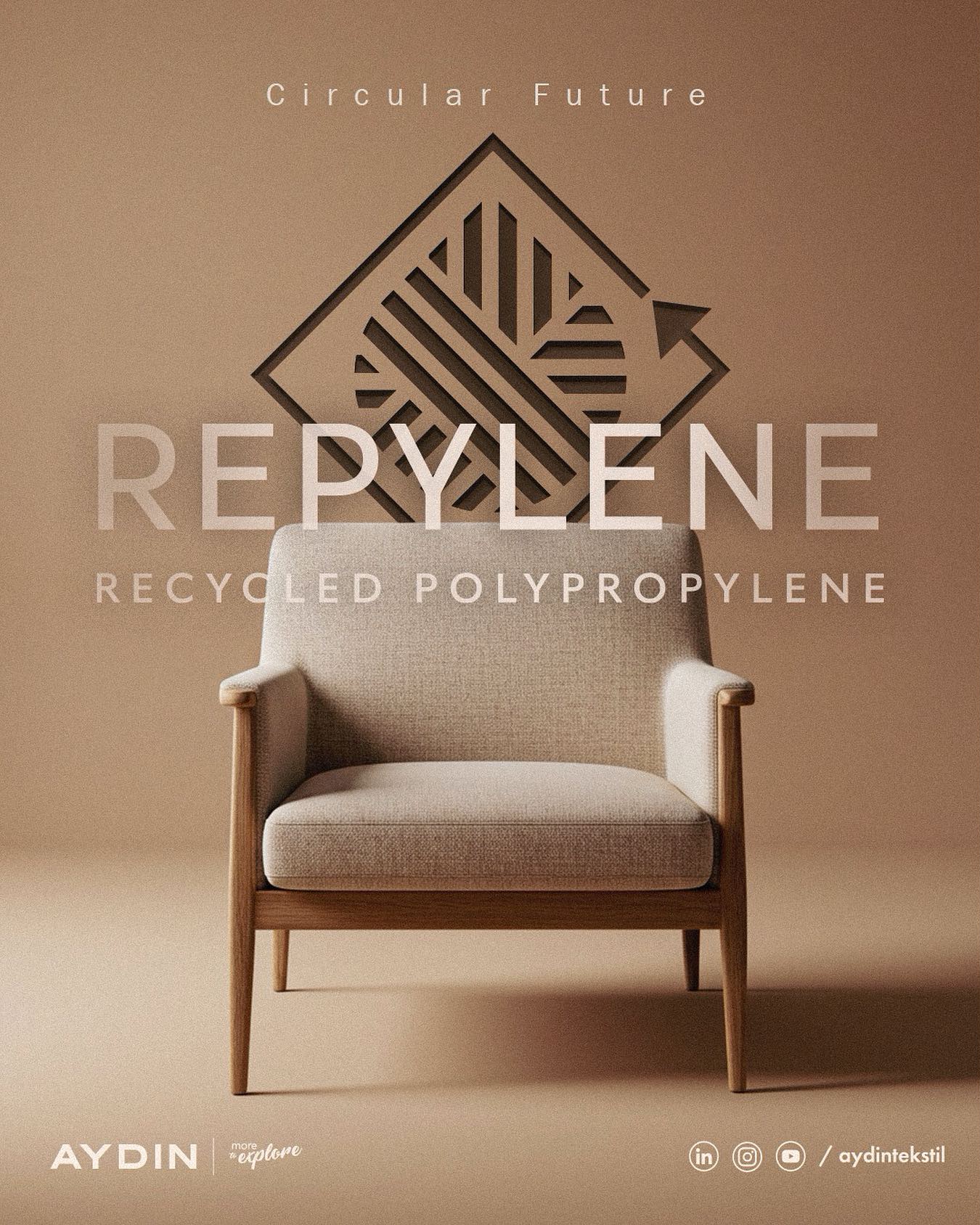 ♻️ Be part of the circular future.
Reylene brings comfort, aesthetics, and sustainability from recycled polypropylene. 🌍✨
#CircularFuture #Reylene #EcoInnovation #GreenDesign #SustainableFabrics #RecycledMaterials #ConsciousLiving #AydinTextile