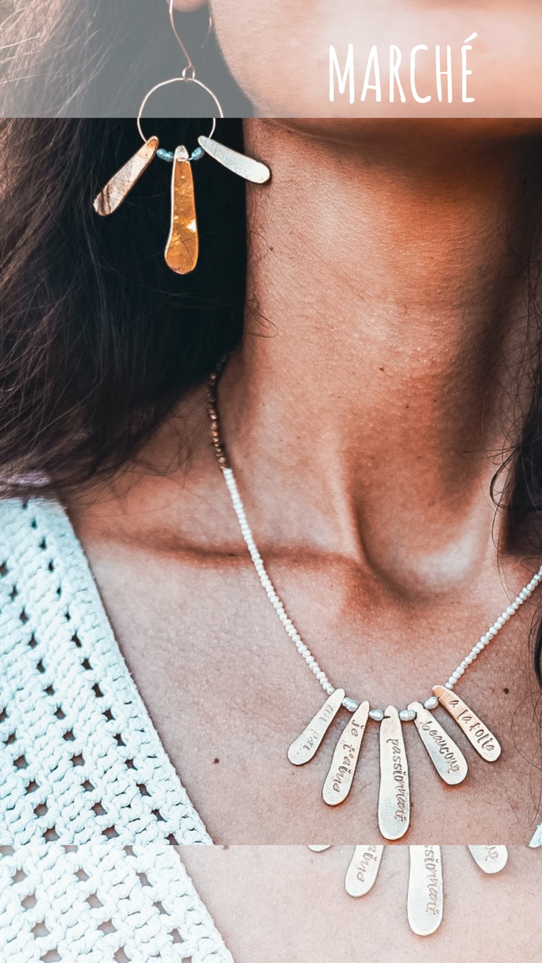 ☀️Épisode 2 des pépites des marchés! 🎪
Nouveau profil détecté d’une gentille cliente ! …Toujours avec le sourire! 😀
Mais je ne vous dit pas tout!!🫣 Il y a aussi celles qui savent fabriquer les mêmes, ou celles qui comparent avec les bijoux que fabriquent leur grande tante ou encore les indécis qui restent très longtemps sur le stand à tout essayer et qui finalement réfléchissent en faisant un tour de marché et qui reviennent…jamais 🤣
Sans rancune on vous adore! 🫶
Et surtout vos compliments nous touchent toujours beaucoup alors continuez svp 🙏🤗
Et toi, quel profil serais-tu? Dis moi en 💬
RDV à l’épisode 3 dimanche prochain!!(14 septembre) 💋
Tu ne seras pas déçue!!🤣
Bijoux en bronze façonnés à la main. Bijoux bronze, bijoux or laminé et bijoux pierres naturelles.
Photo : @emiliemaphoto
Modèle : @marinebories
#artisanatfrançais#faitmaiinavecamour#créatricebijoux#bijouxpierresnaturelles#bijouxmadeinfrance#bijouxdurables#cadeauxmariage#prendresoindemoi#ressentir#mamanactive#jaimelanature#momentpoursoi#cadeaufemme#villedepau#biendanssapeau#mafamille#emotive#developpementpersonnel#oceanvibes