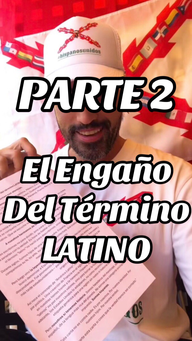 Parte 2: El engaño del término LATINO! #hispanosunidos #hispanidad #hispanos #latino #latinos #latinoamerica #leyendanegra #madrepatria #culturahispana #somoshispanos #vivalahispanidad