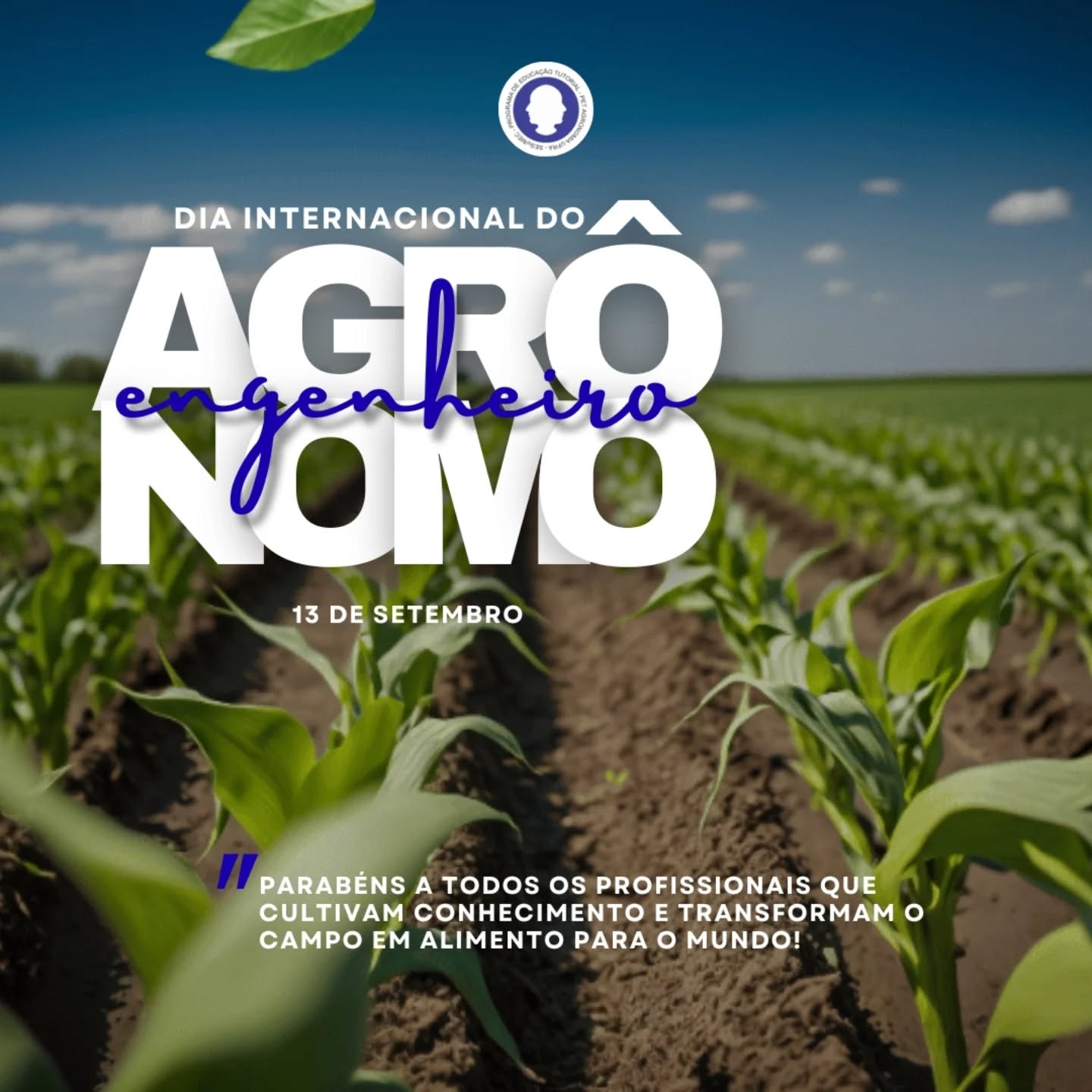 O engenheiro agrônomo é essencial para garantir alimentos de qualidade, preservar os recursos naturais e promover o desenvolvimento sustentável no campo.
Hoje celebramos esses profissionais que com ciência e dedicação fazem a diferença no mundo. Parabéns pelo nosso dia!
#agrônomo #agronomia #ufra #ciência