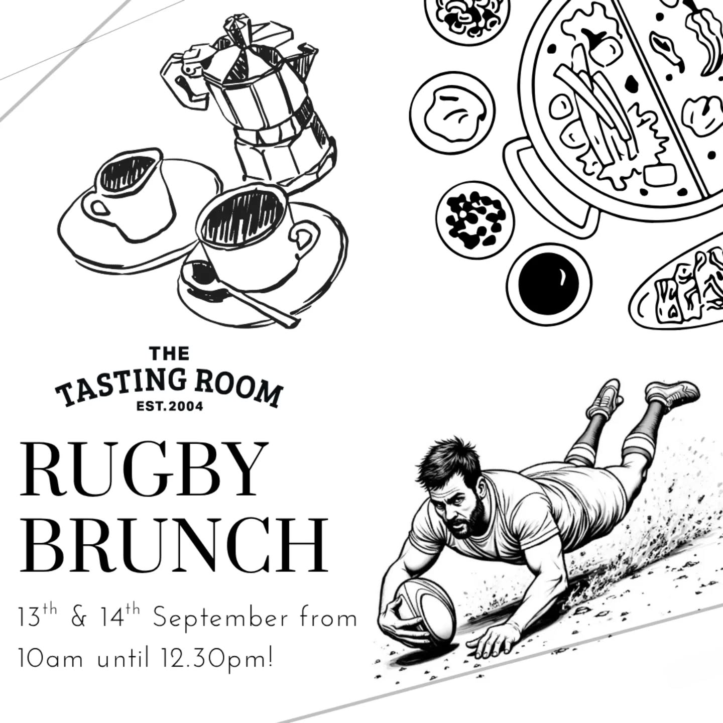 Pre-game brunch?
We have you covered!
We are doing our brunch special again for the rugby weekend.
Serving from 10am on the 13th and 14th of September.
Come on down for a cheeky morning pint and some tasty grub!