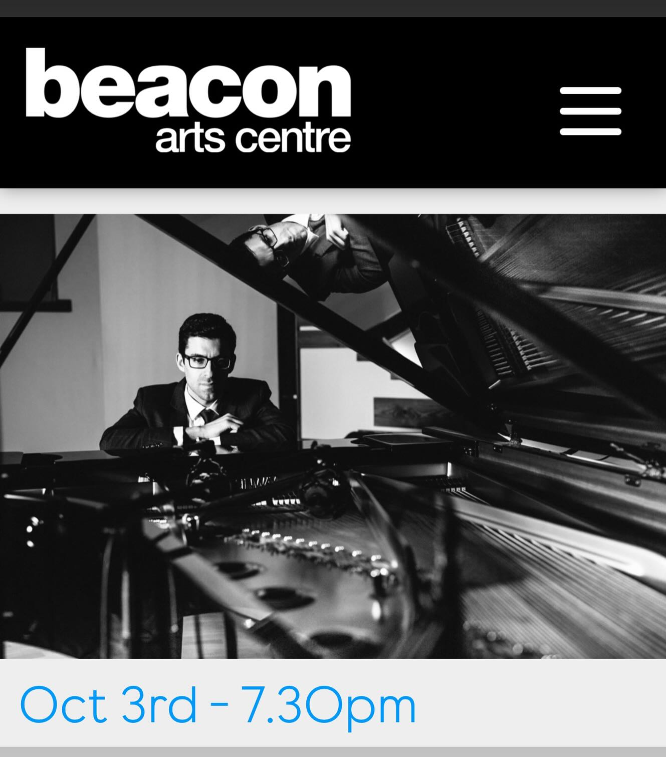 Friday, Oct 3rd, we will be coming to @thebeaconarts to play music from my latest album “The Man I Love”
Tickets available through the link in my bio or here: https://www.beaconartscentre.co.uk/events/gabriel-latchin-trio-plays-gershwin