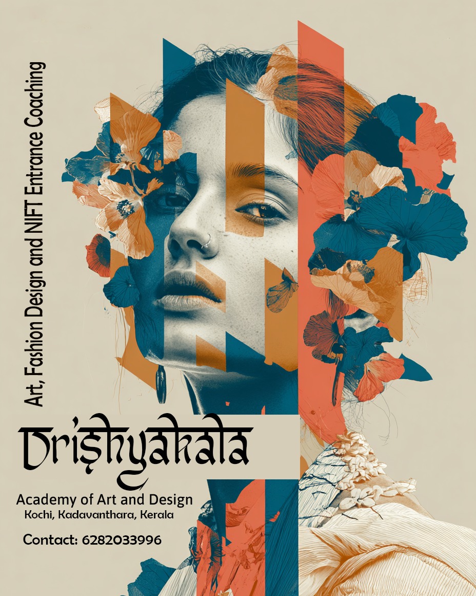 Unleash Your Creative Spirit with Drishyakala Academy
At Drishyakala Academy of Art & Design in Kochi, we nurture the artist and designer in you. From Art & Fashion Design to NIFT Entrance Coaching, our programs are designed to build skills, confidence, and vision.
🎨 Explore your creativity
👗 Learn the art of design
🚀 Shape your future in fashion & art
📍 Kadavanthara, Kochi
📞 Contact: 6282033996
👉 Admissions open now! Step into a world where tradition meets innovation.
#Drishyakala #ArtAcademy #FashionDesign #NIFT #NIFTCoaching #KochiDesign #FutureDesigners #LearnArt #CreativeEducation