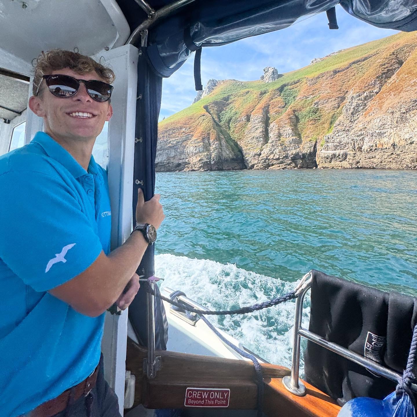 Today we say farewell to Devon, a valued and seasoned crew member of Kittiwake, as he leaves Ilfracombe to begin an exciting new chapter with the Royal Navy.
Devon’s dedication, skill, and spirit have left a lasting mark on everyone he’s worked with, and he’ll be greatly missed both on deck, ashore and by our family.
We’re incredibly proud of him as he takes this next step in his career, and we know he’ll continue to excel with the same professionalism and heart he brought to us.
Wishing you fair winds and following seas, Dev - you’ve made us all proud. 🇬🇧⚓️ 💙