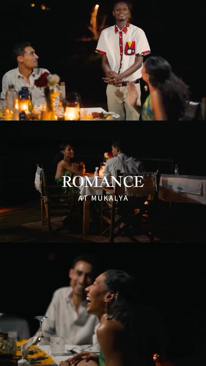 Fall in love with the wild in its most romantic setting… an intimate dinner for two under the stars at Mukalya. ✨🍷 Reserve your moment today.