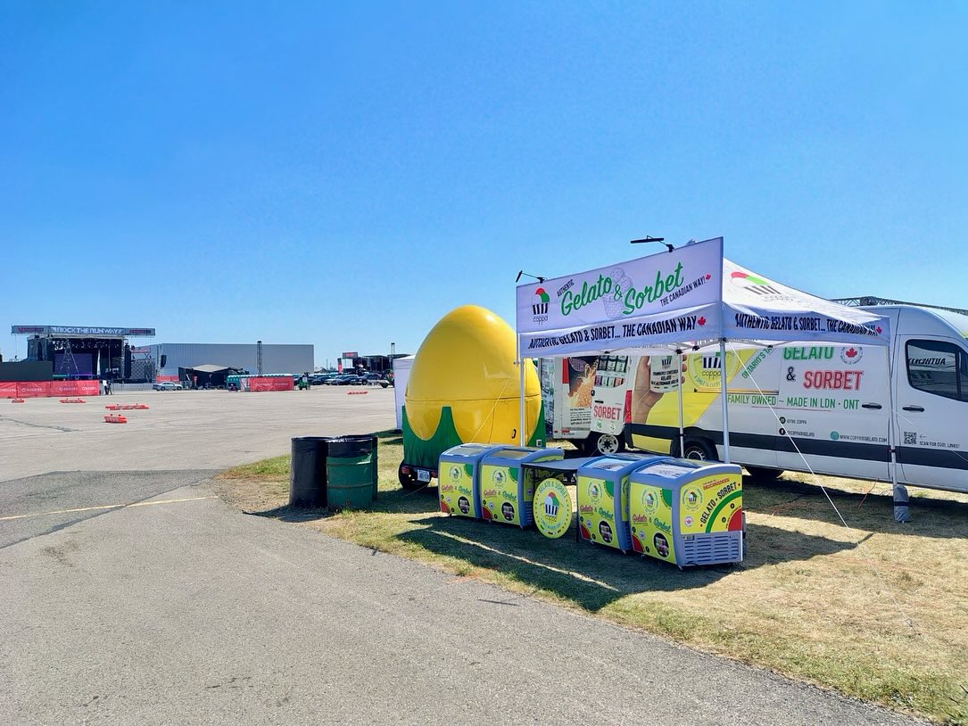 ARE YOU READY TO ROCK LONDON?!?! 🎶🥁
We sure are! 🙌
This Friday & Saturday at London’s first ever ROCK THE RUNWAY! ✈️ See you there with LOTS of gelato and sorbet to help keep all you music lovers cool!