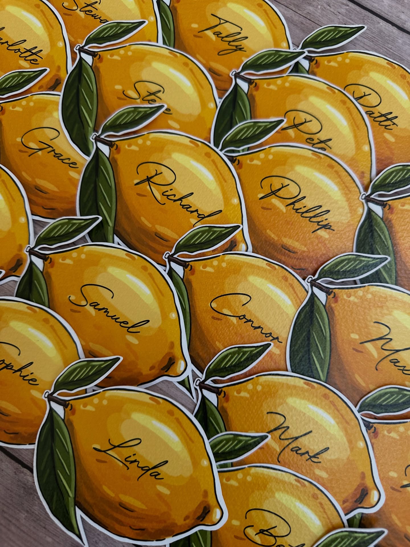 🍋When life gives you lemons… make them into chic wedding stationery ✨🍋”
I’m so in love with these lemon place names we’ve created for a beautiful Tuscany wedding. On the day stationery can truly be as creative as you can imagine! 🍋. I can’t wait to show more!
•
#placenames #lemonplacecards #lemonplacenames #illustratedplacenames #onthedaystationery #weddingstationery #illustratedlemons #italianweddingstationery