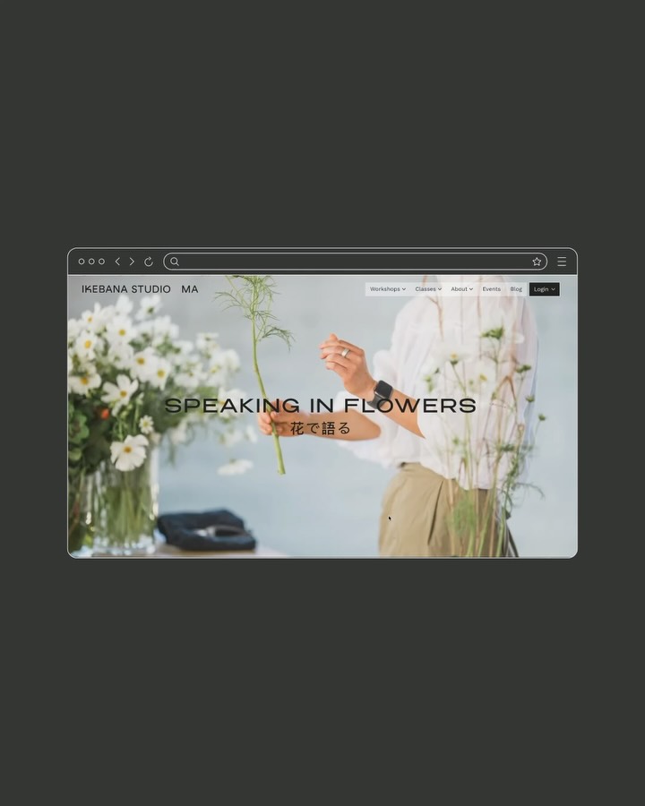 I always believed that the space you leave untouched can be the most powerful part of design. Now I know the Japanese word for it: Ma.
Ma is one of the principles of Ikebana — a beautiful concept of the meaningful pause, the intentional space in between. And that’s how you truly “speak” with flowers. From this idea, the brand promise “Speaking in Flowers” was born.
I carried this concept into both the visual identity and the website — you can feel it in the calm rhythm of the layouts, the breathing space around elements, and the quiet moments that guide the viewer through the experience.
To honour the roots, I also wove in touches of Japanese typography within the headings.
That was my pleasure working with you @byazumi Thank you for the trust 🖤🪻 #ikebanalovers #ikebanastyle #ikebanaweb #ikebanabrand #visualidentitydesign #madewithwixstudio #builtwithwixstudio #wixstudio #wixstudiodesigner #webdesign