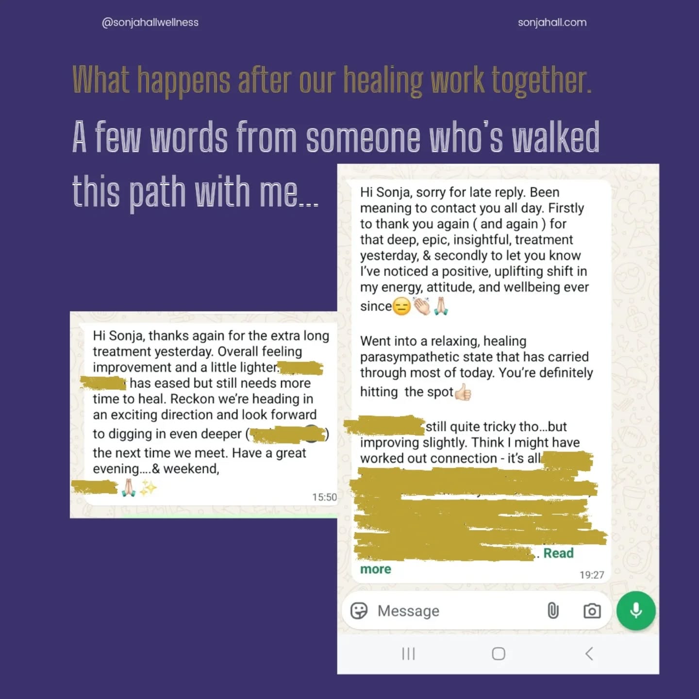 A few words from someone whoās walked this path with me⦠Healing doesnāt happen overnight.
It moves in waves
šøsometimes soft,
šsometimes stormy
but always leading to more lightness and strength.
Iām deeply grateful to witness the people I support as they navigate the challenges, rise through them, and expand their own self-worth. I truly love what I do.
#healingjourney