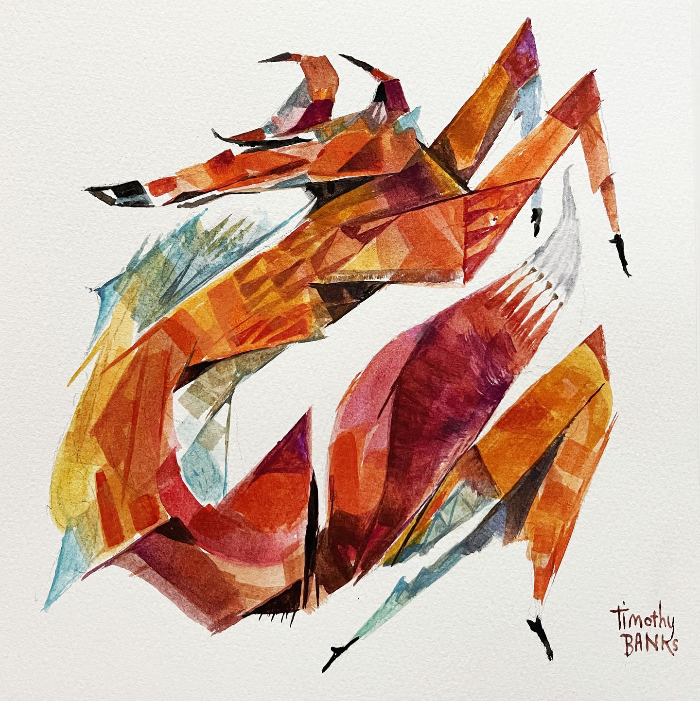 Fox In Flight 8x8” available on UGallery
Link in Insta bio
#fox #foxinflight #foxfriday #watercolor #painting #painter #art #natureart #twistedart #fracturednature #artistofinstagram❤️