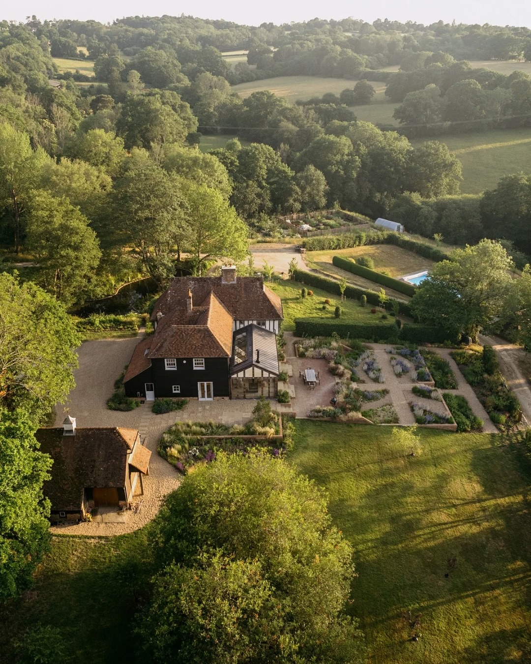 A birds-eye view of one of our ongoing projects, where an old farmstead is being reimagined as a wild country garden.
The journey is far from finished - meadows, an orchard and more are still to come!
This evolving garden reflects a shared vision with clients who care deeply about the land and its future.
📷 @willscottphoto
⸻
ABOUT: Joe Perkins Design is a multi-award-winning landscape design consultancy, creating innovative outdoor spaces that celebrate the environment, wildlife, and biodiversity. Working across the UK and internationally, we partner with clients who share our passion for sustainable and visionary design. Discover more about our work at: www.joeperkinsdesign.com