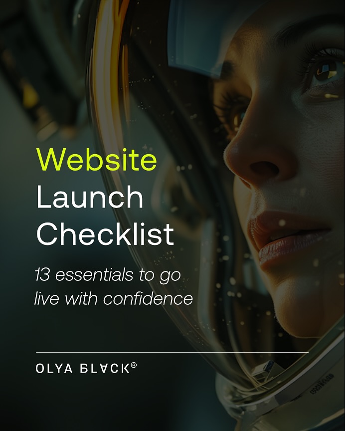 You’ve spent weeks (or even months) designing, tweaking, and perfecting a website. And now it’s finally time to go live.
But before the big launch, there’s one more step that’s just as important as the design itself: the final checklist.
At Olya Black Studio, we follow this checklist religiously. It’s a project of its own, often taking a week or two — where we carefully review every page, every button, and every setting to make sure everything works flawlessly.
Because a launch done right doesn’t just look smooth on day one — it sets the tone for everything that comes after. 🚀
I am curious, what is your process? Have I forgotten something? What is in your checklist?
#webdesignchecklist
#websitechecklist
#webdesigntips
#websitelaunch
#websitetips