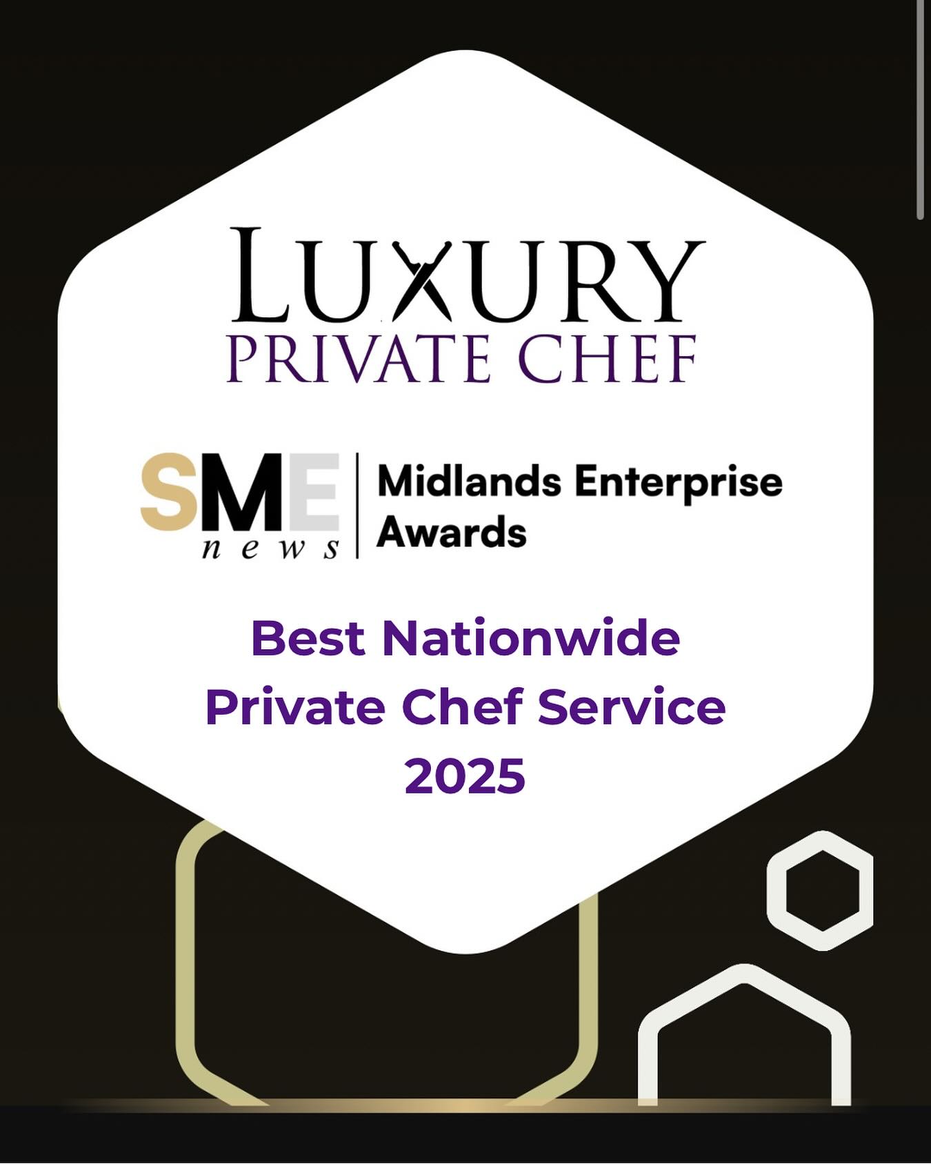📢 EXCITING NEWS 🎉
We have won the SME news - Midlands Enterprise Awards!
Best Nationwide Private Chef Service 2025
💪 🔪
@luxuryprivatechef
Link below to our winners page:
https://smenews.digital/winners/luxury-private-chef/
#luxuryprivatechef #privatechef #chef #luxury #winner #SMEnews #privatechefawardwinner #awardwinner