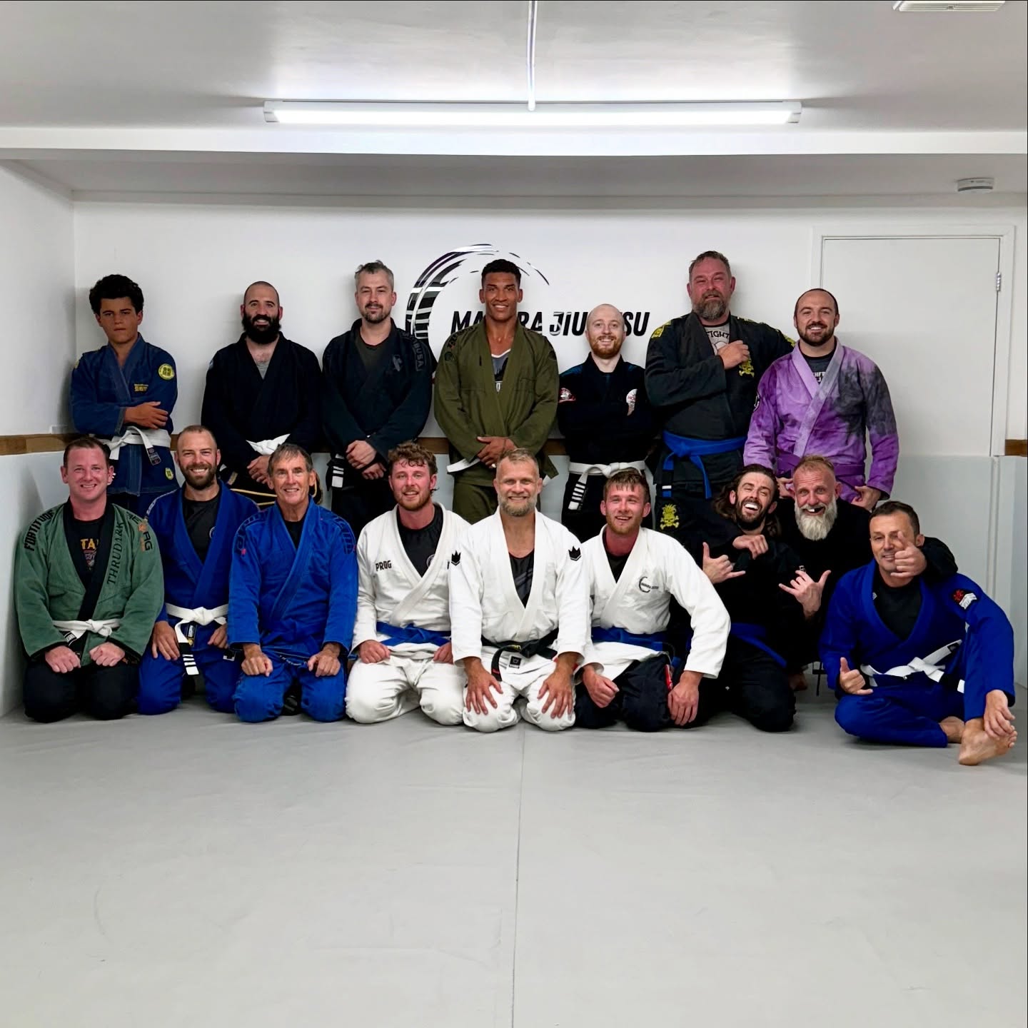 Thursday Gi Grinders
Awesome people, awesome rounds, awesome training 🦄
#maharajiujitsu #exmouth #bjj #brazilianjiujítsu